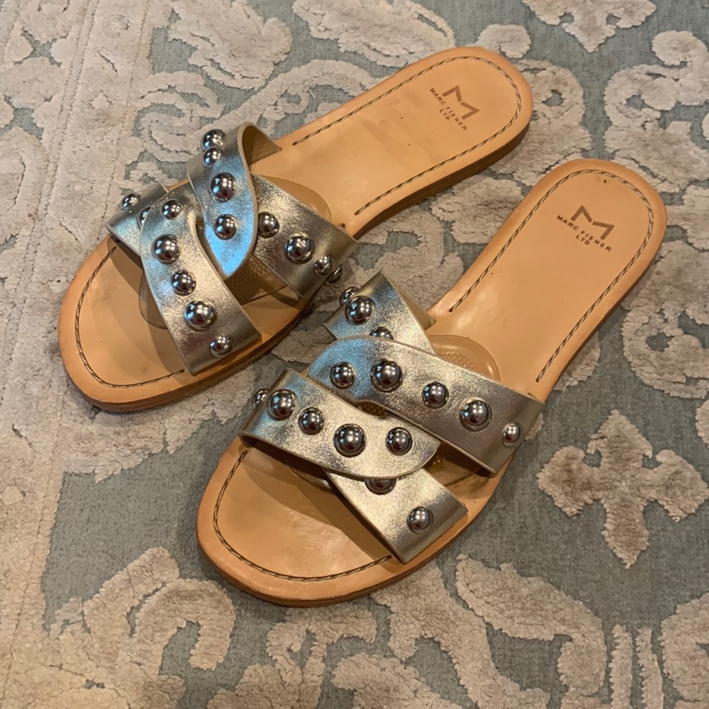 Marc Fisher studded sandals